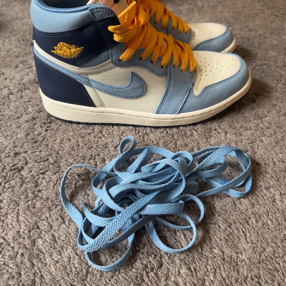 “First in flight” dark and light blue Air Jorden’s - Picture 4 of 4